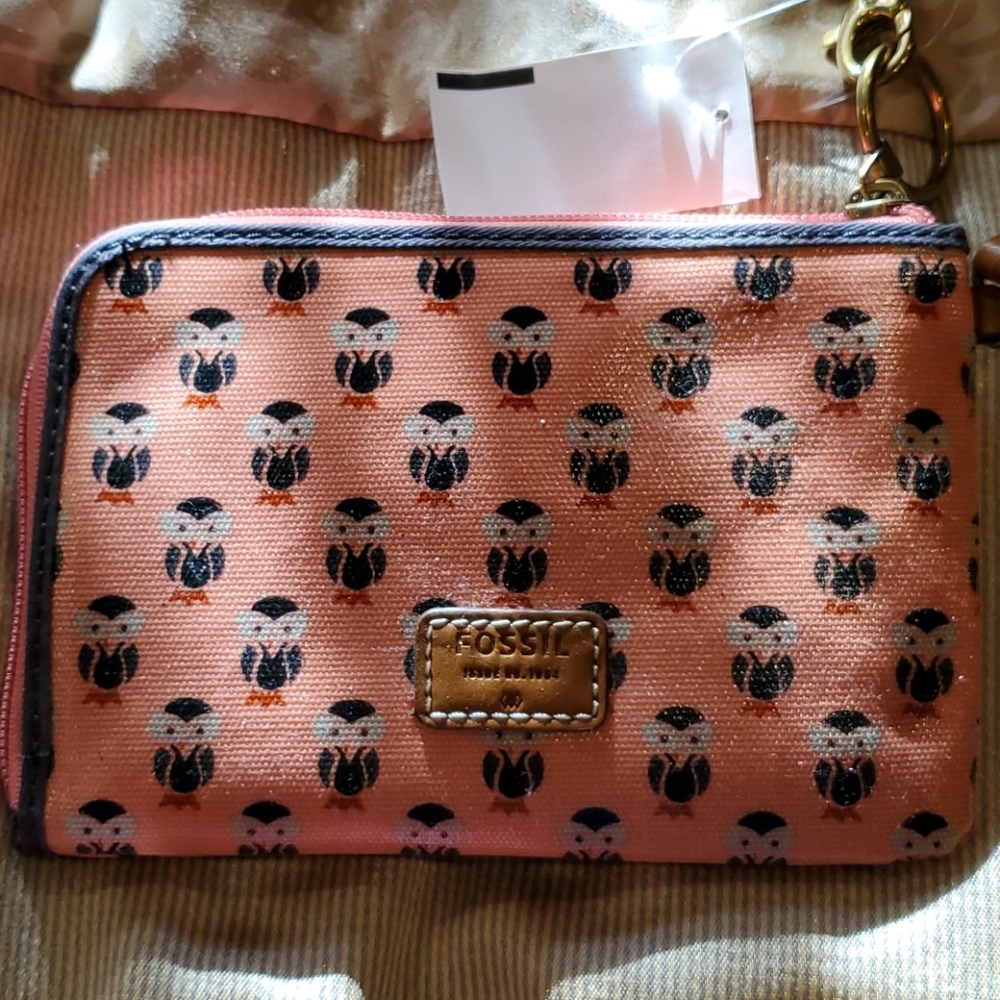 NWT wristlet - owls